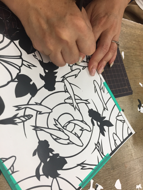 切り絵教室！: 切り絵の旅